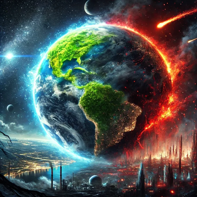 The Crossroads of Civilization: Humanity stands on the brink of evolution or extinction.