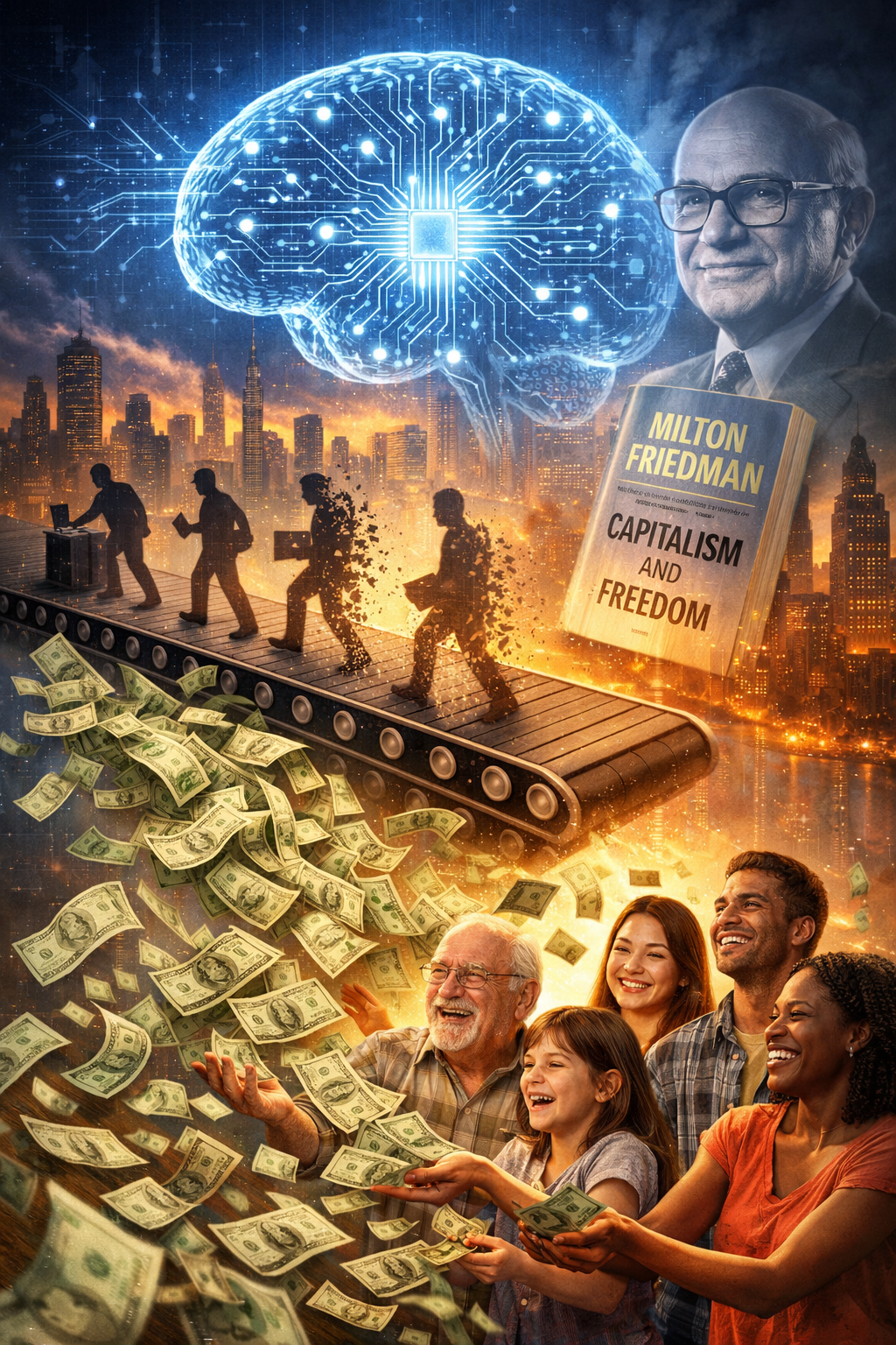 Universal Income Is Coming — Not Because of Ideology, But Because of Artificial Intelligence