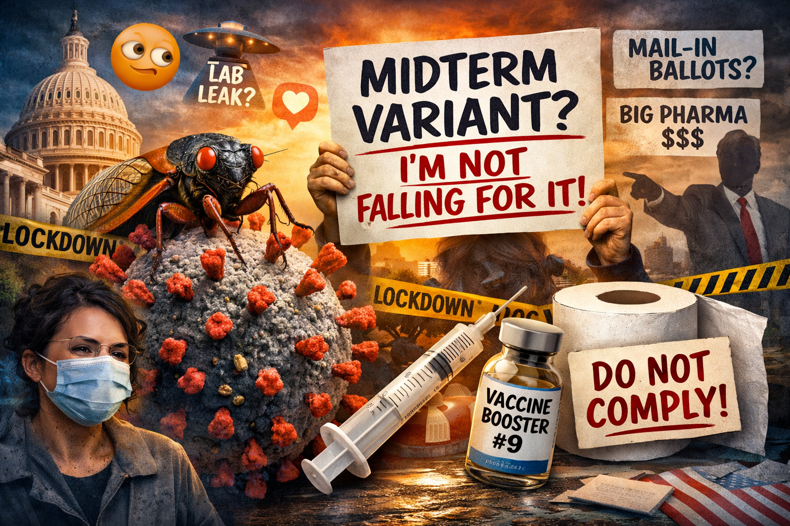 Cicada Variant Emerges — America Responds With Eye Rolls, Not Lockdowns