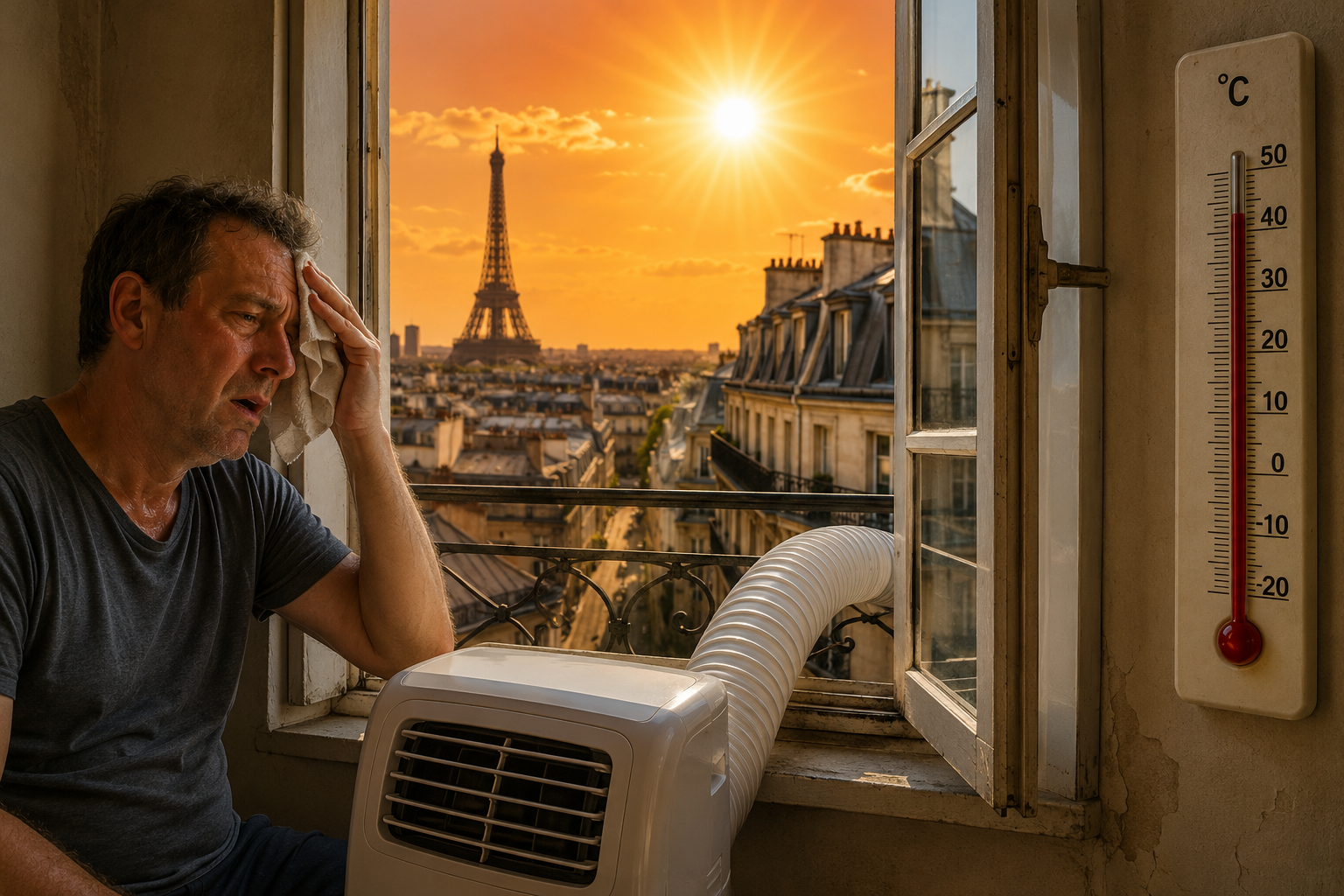 Imagine if every European family woke up tomorrow morning and decided, "That's it. We're buying an air conditioner."